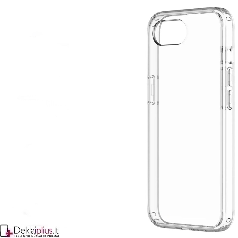 Silikoninis ploniausias,lengviausias dėklas - permatomas (Apple Iphone 16e/Iphone 17e) Silikoninis ploniausias,lengviausias dėklas - permatomas (Apple Iphone 16e/Iphone 17e)